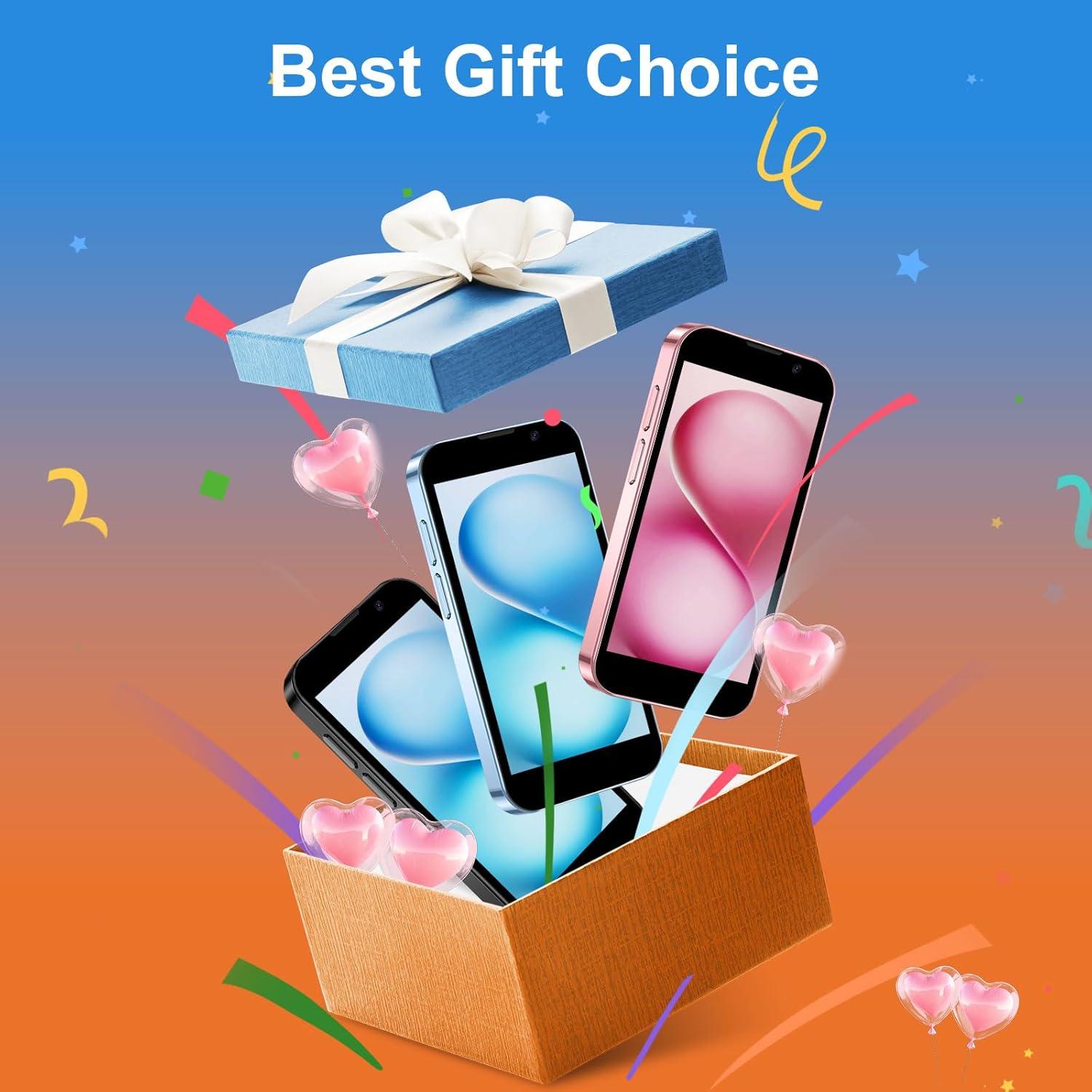 Mini Smartphone Android BLKE Max XS18 Pro 3" 2GB+16GB Azul