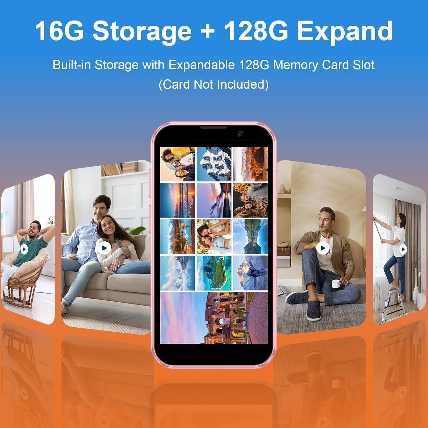 Mini Smartphone Android BLKE Max XS18 Pro 3" 2GB+16GB Azul