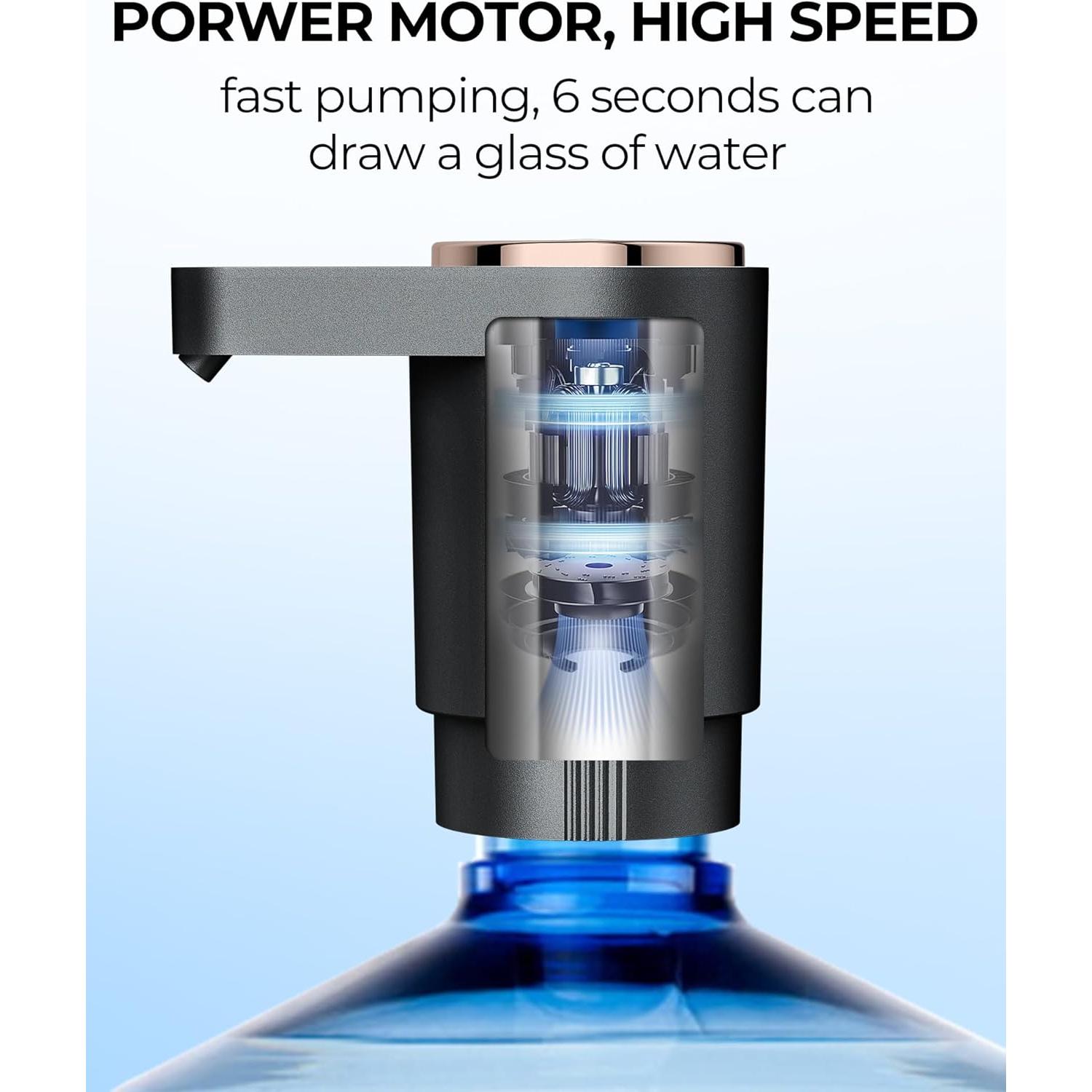 Bomba Dispensadora de Agua Eléctrica Cozycharm 5 Galones USB