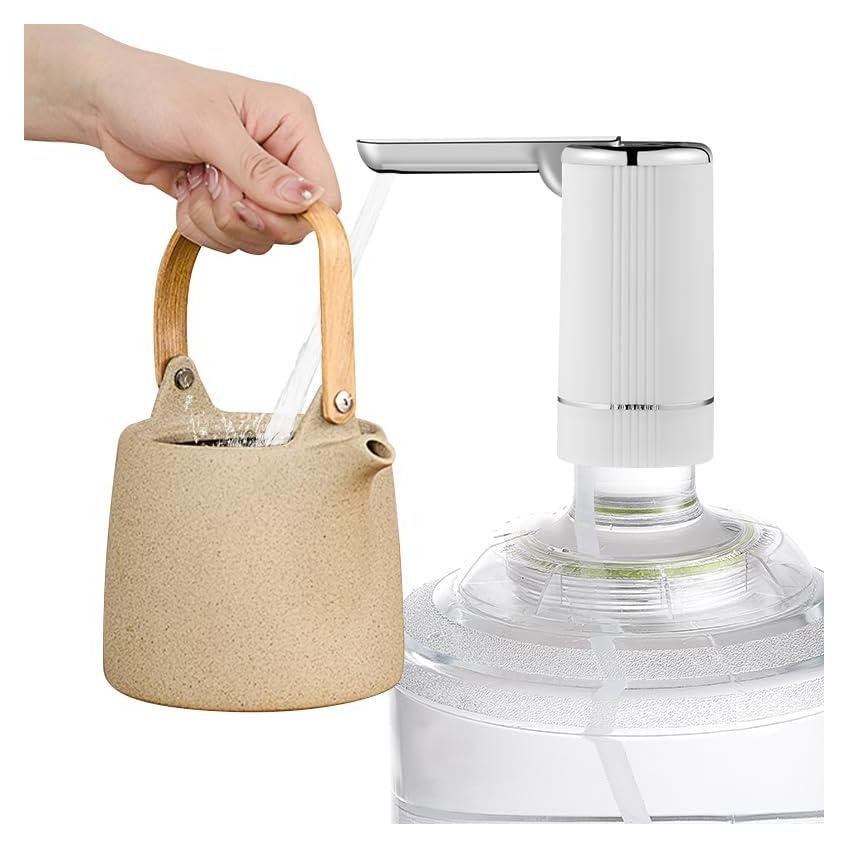 Bomba Dispensadora de Agua Eléctrica Honjince 5 Galones Plegable