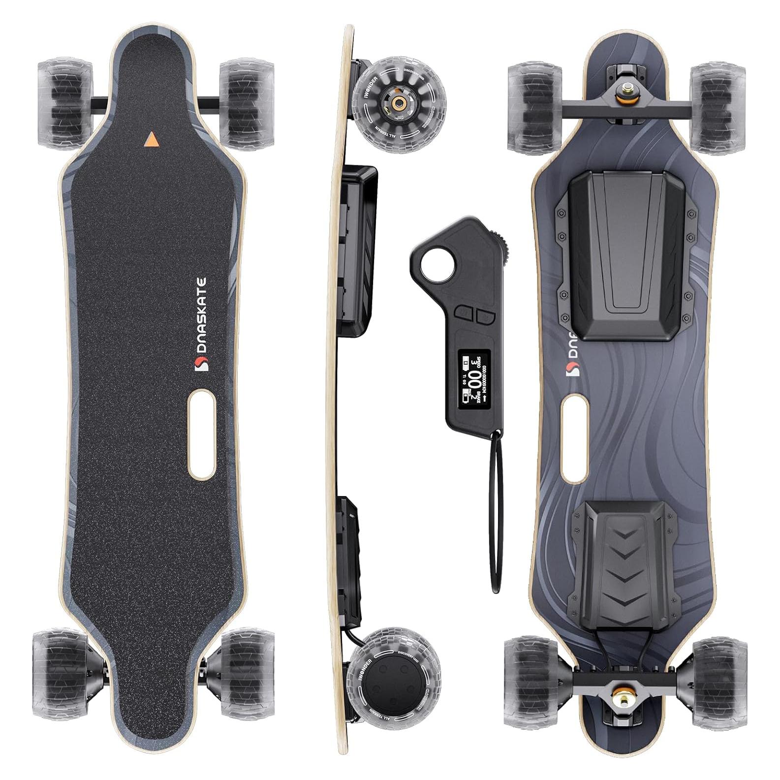 Patineta Eléctrica DNASKATE V20 1000W 35Km/h Longboard