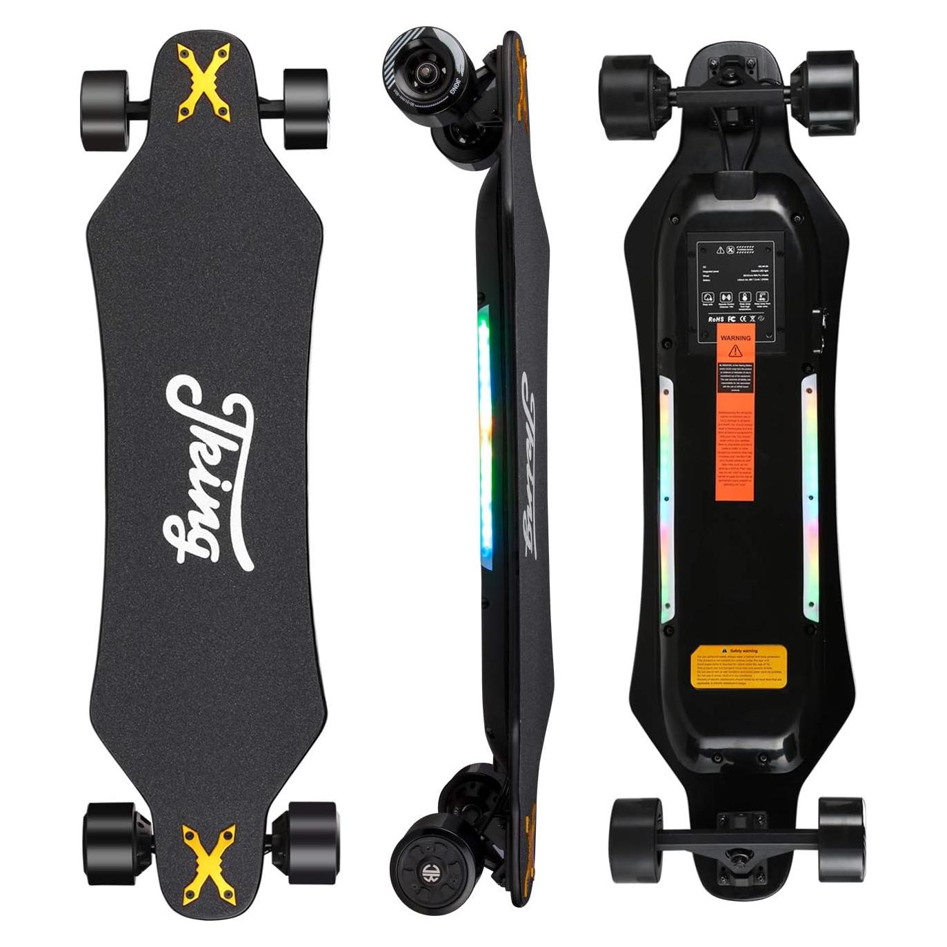 Patineta Eléctrica JKING Larga 900W 41.84 km/h 149.68 kg