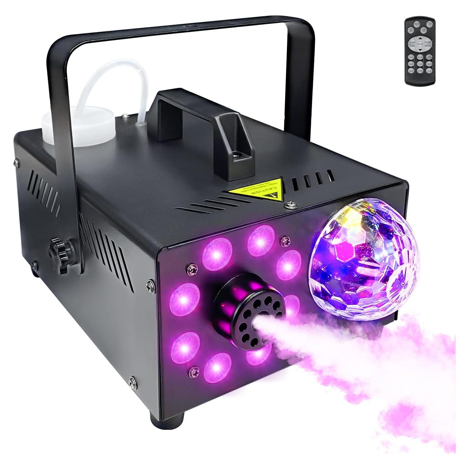 Máquina de Niebla 600W JIYUZEST con Control Remoto y LED