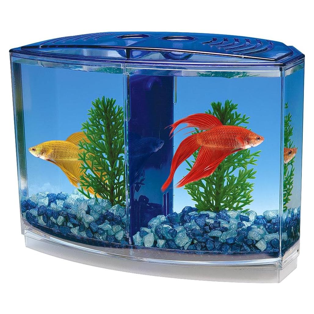 Kit Acuario Penn-Plax Doble Betta Bowfront 19.69x15.24cm
