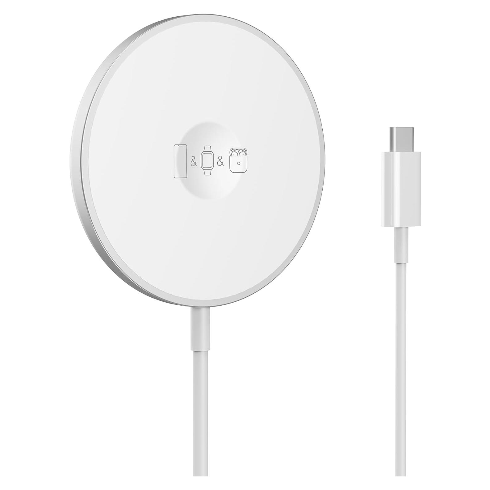 Cargador Inalámbrico Rápido 3 en 1 Mag-Safe Apple M9