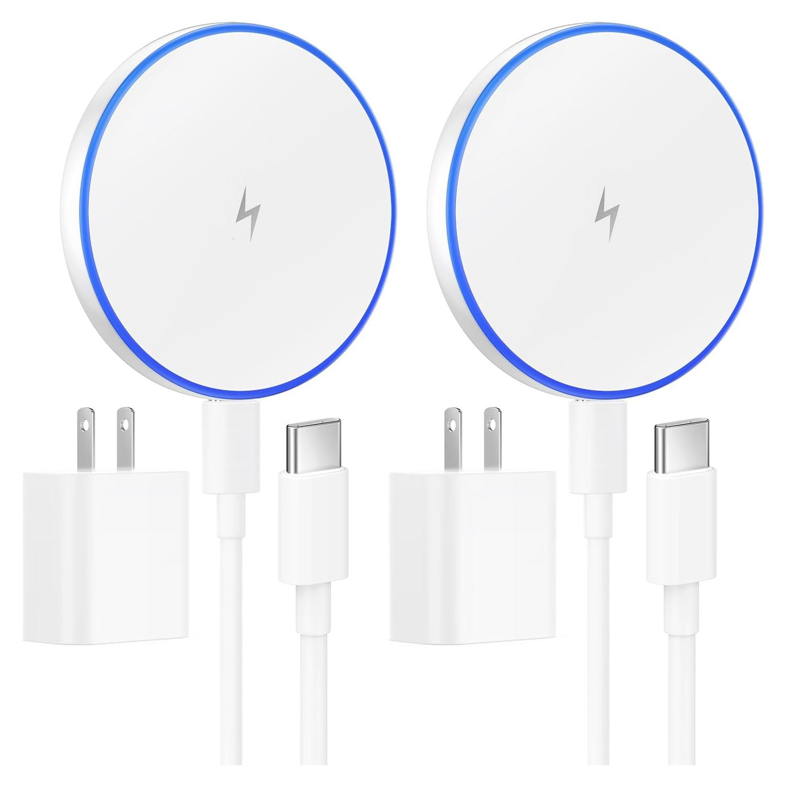 Cargador Inalámbrico MagSafe 15W con Adaptador 20W y Cables 6FT