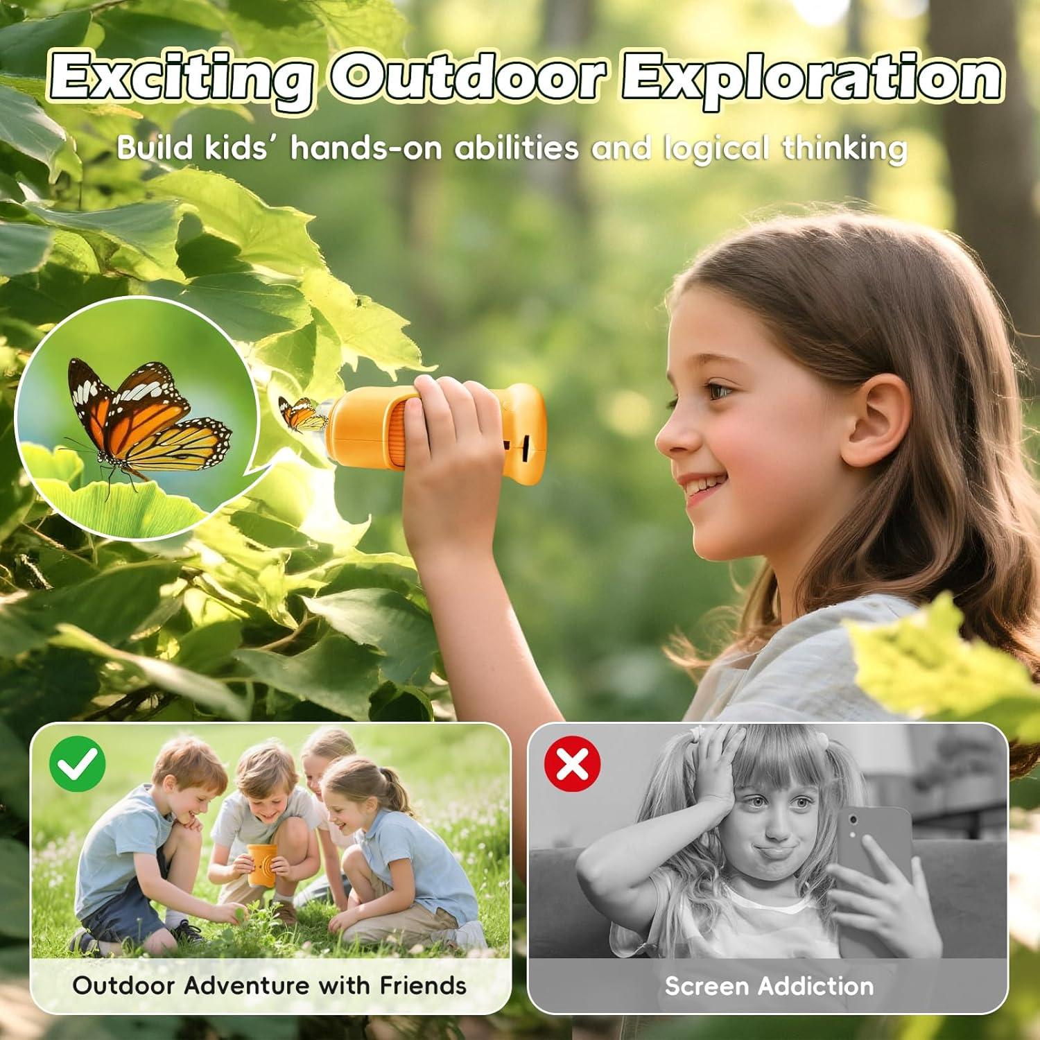 Microscopio Digital para Niños Alotwan 1000X Pantalla HD