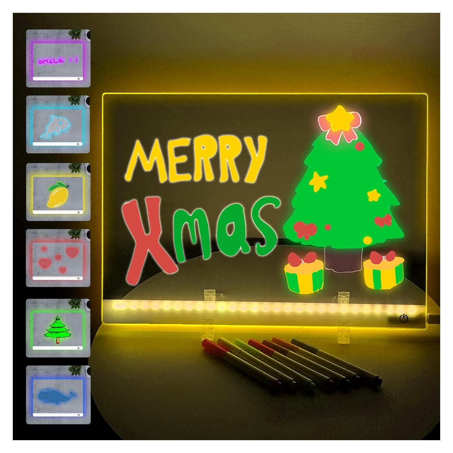 Tablero de Dibujo LED Genérico 34.8x25.4 cm 6 Colores