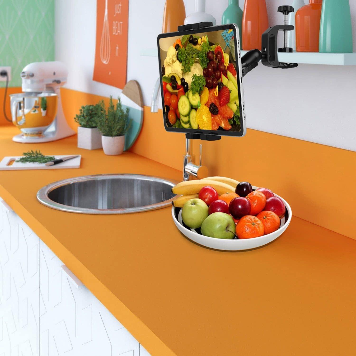 Soporte para Tabletas Mippko Bajo Gabinete 360° Ajustable