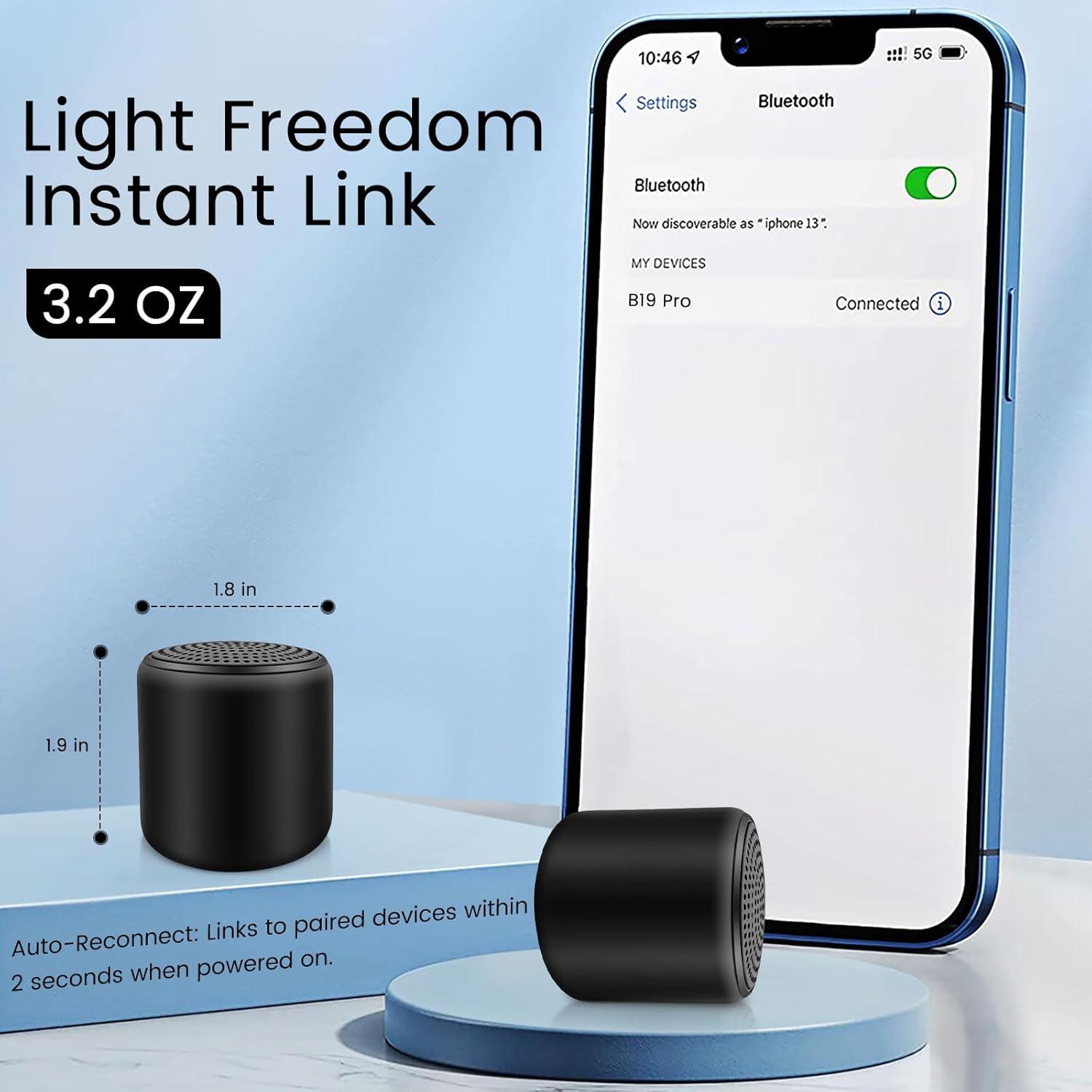 Mini Altavoz Bluetooth Heotyrio B19 Pro 5W TWS Estéreo 8H