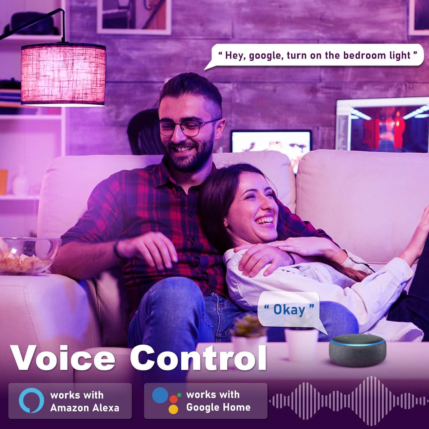 Bombilla LED Inteligente A15 Enshine E26 5W Regulable 3 Unidades