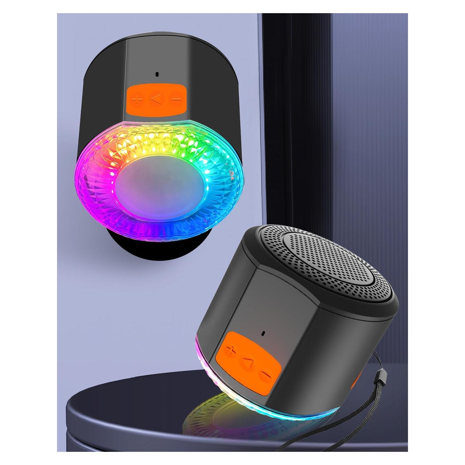 Parlante Mini Bluetooth Inalámbrico CONONLUX ML01 con Luz RGB