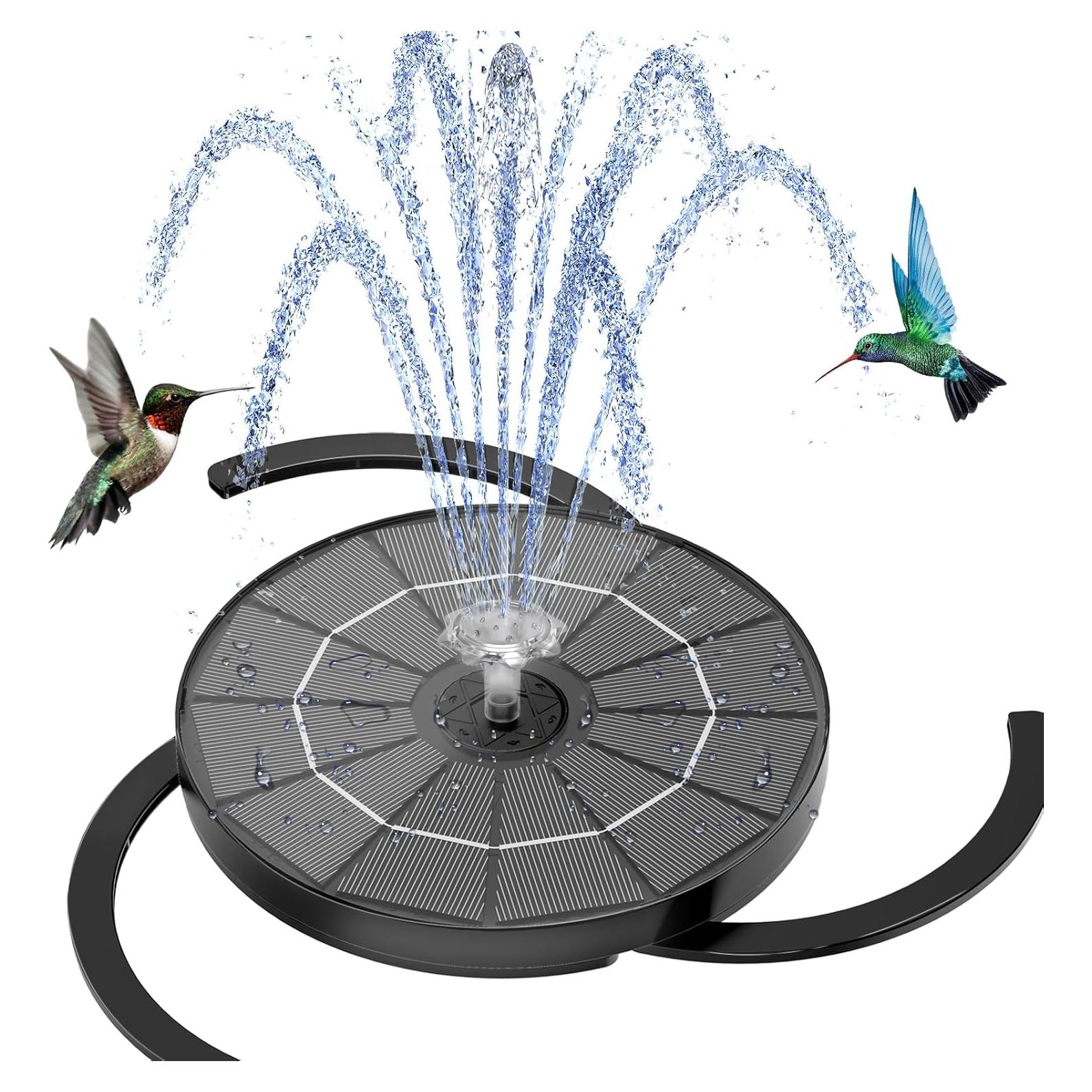 Fuente Solar de Agua AISITIN 3.5W Flotante para Jardín