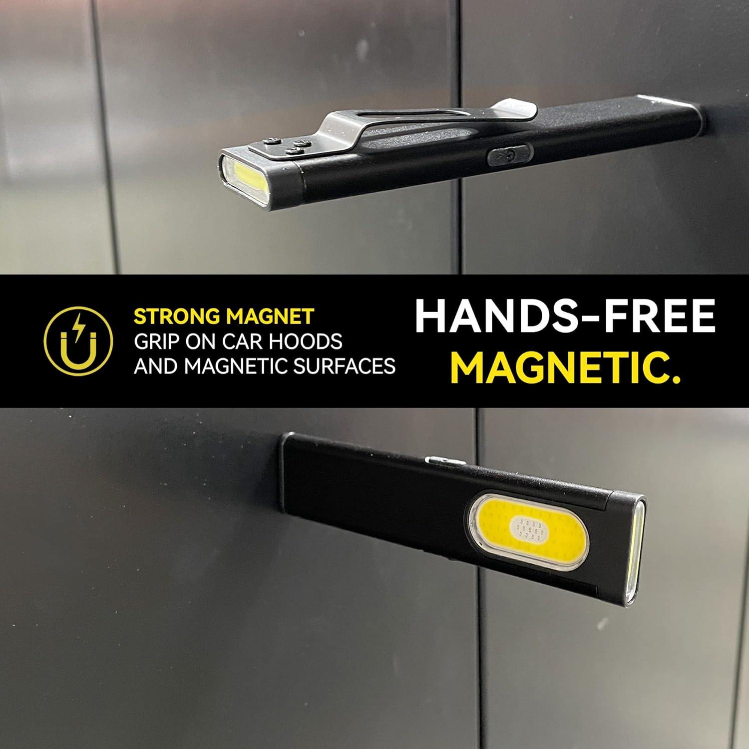 Linterna LED Recargable CLT-60009, Compacta y Resistente al Agua