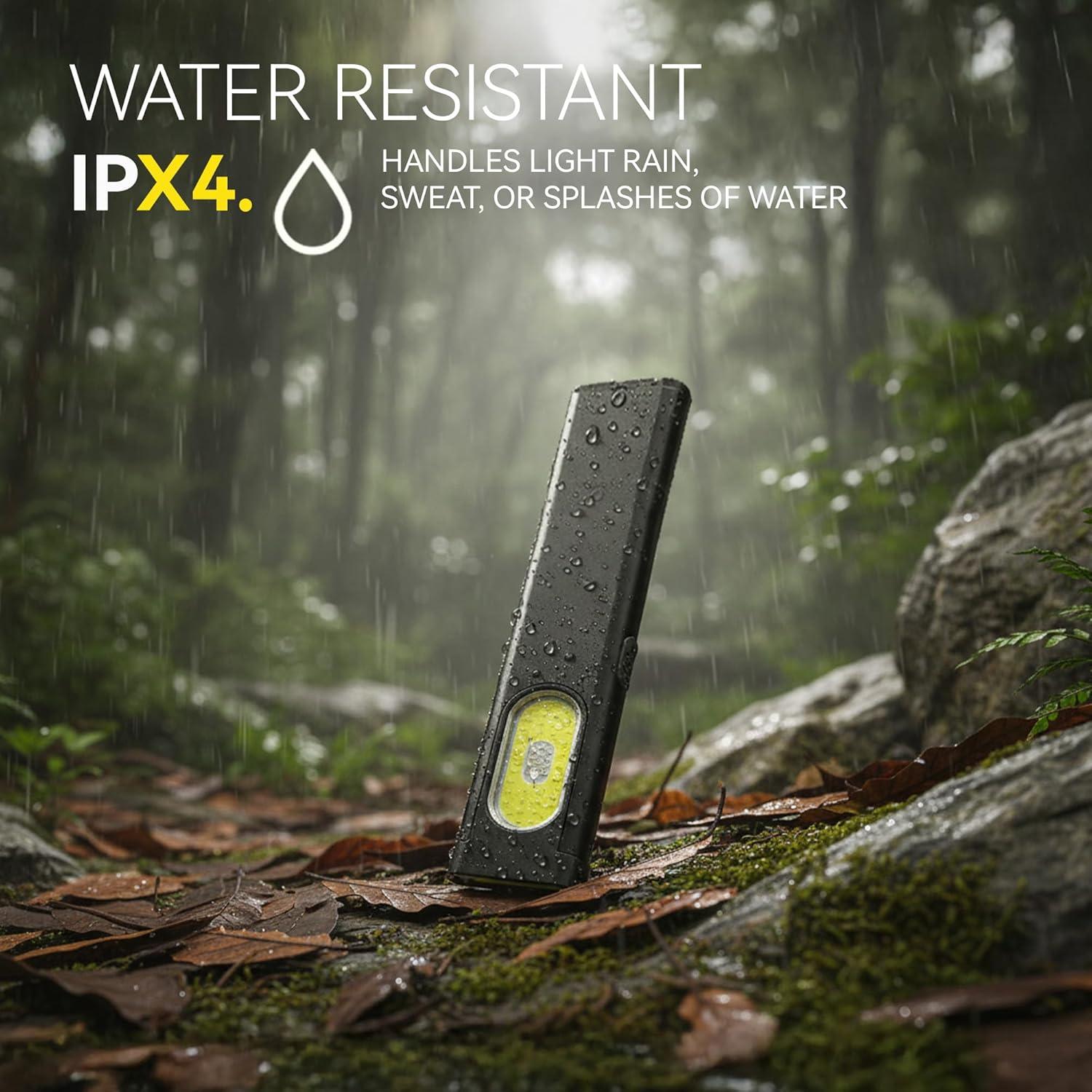 Linterna LED Recargable CLT-60009, Compacta y Resistente al Agua