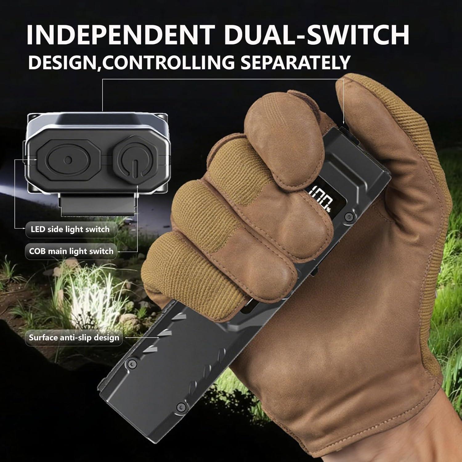 Linterna Táctica Recargable MAKDAK EDC 1500 Lúmenes IPX5