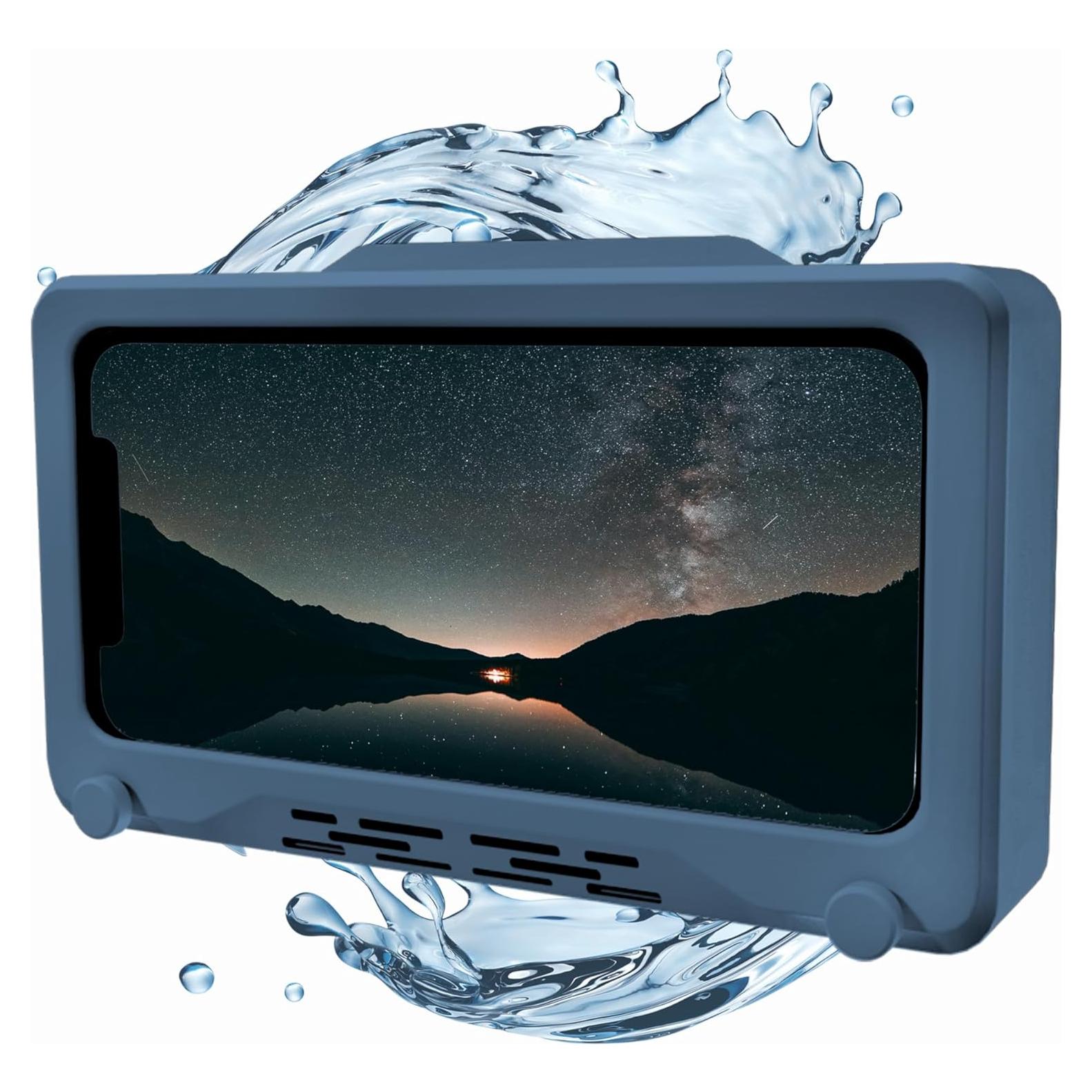 Soporte para Teléfono de Ducha Impermeable SHENZHEN Azul