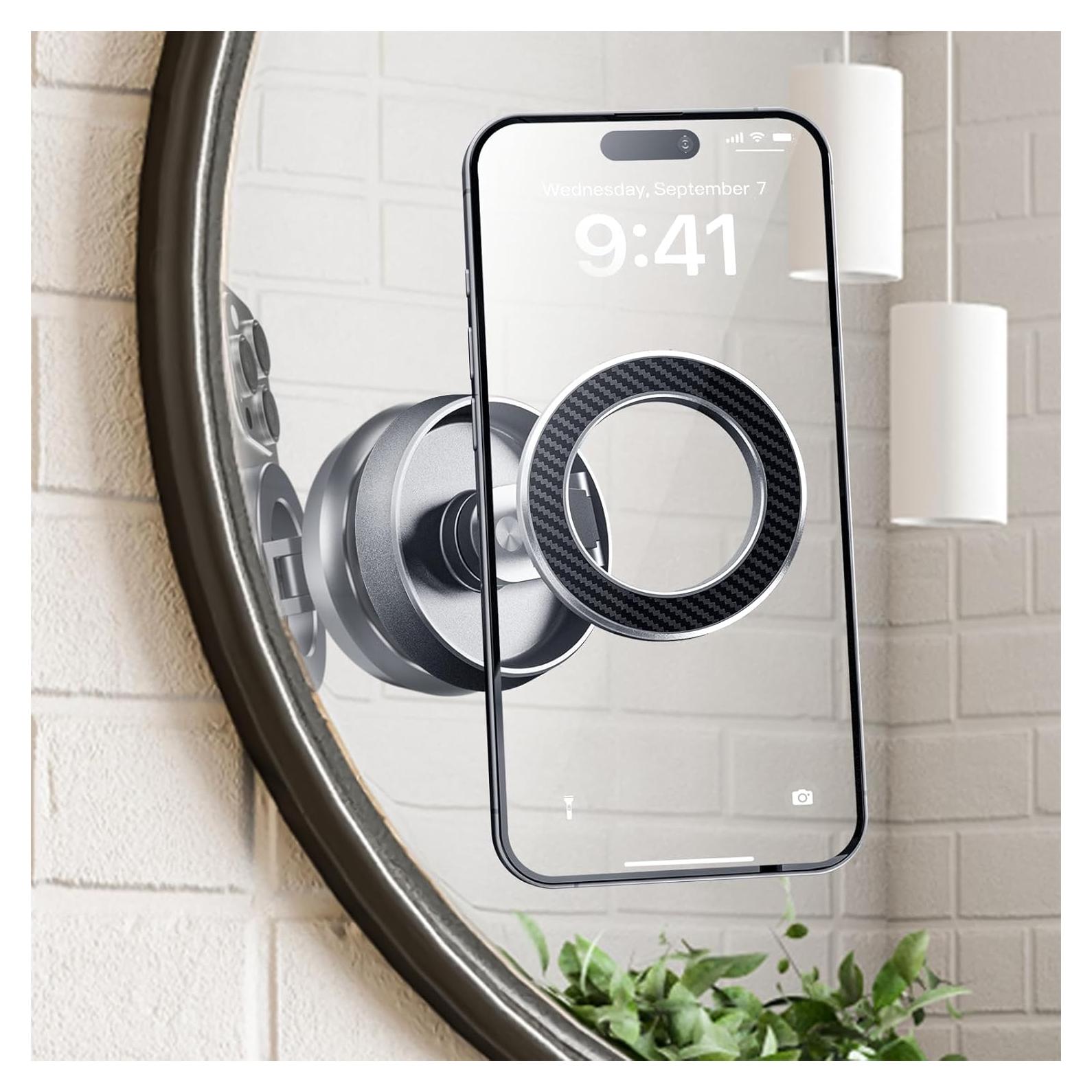 Soporte de Ventosa OQTIQ 2024 para Ducha y Espejo - Aluminio