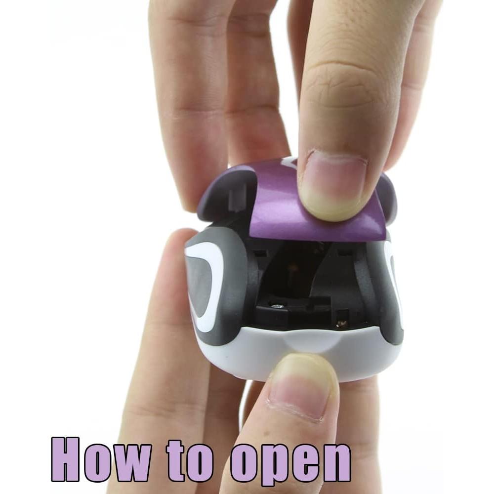 Ratón Inalámbrico GUGUELEC Mini 1000 DPI Púrpura Compacto