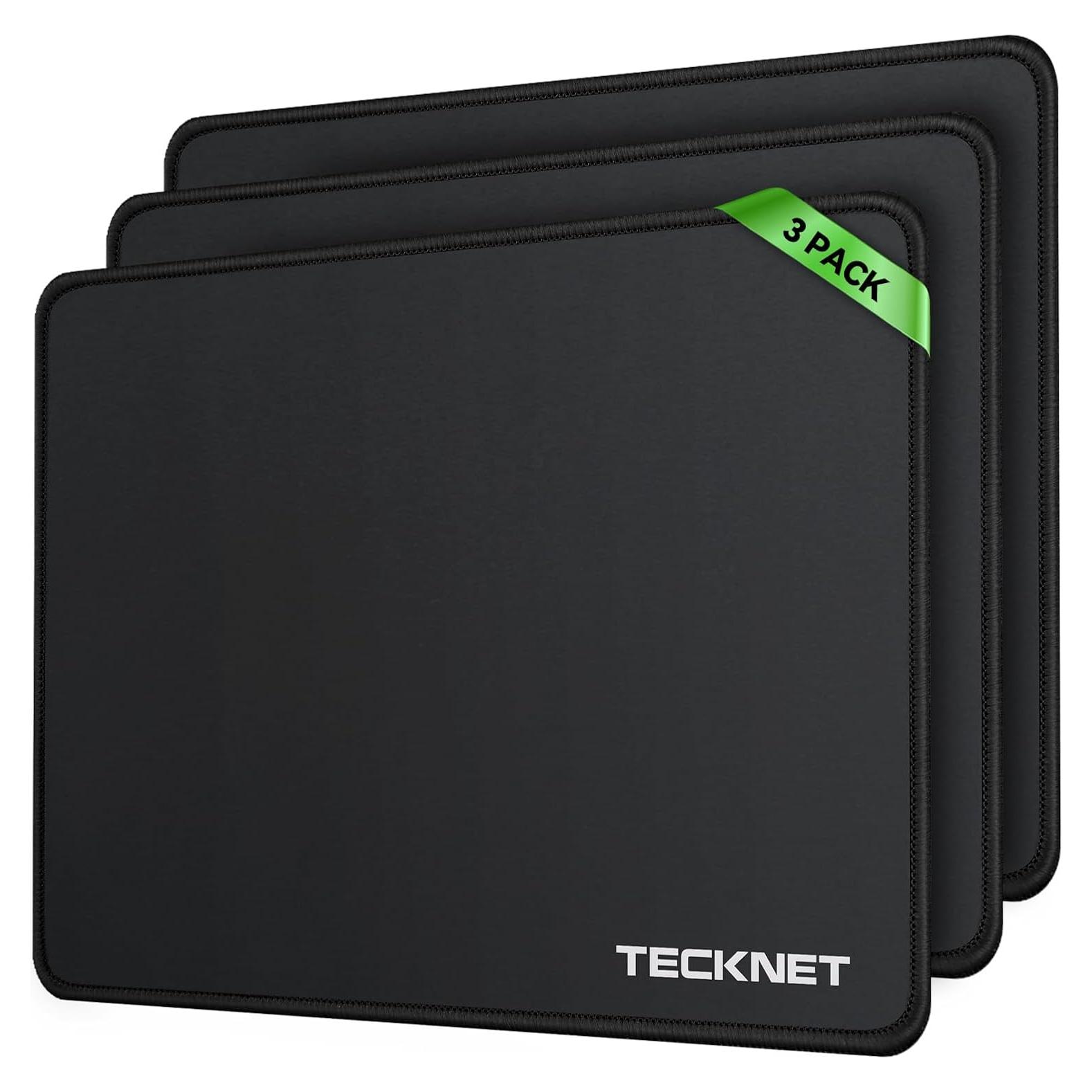Alfombrilla de Ratón TECKNET 3 Pack Impermeable Antideslizante
