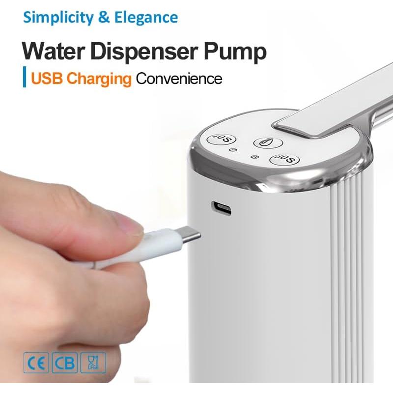 Dispensador de Agua Automático Genérico 1.6L Blanco USB-C