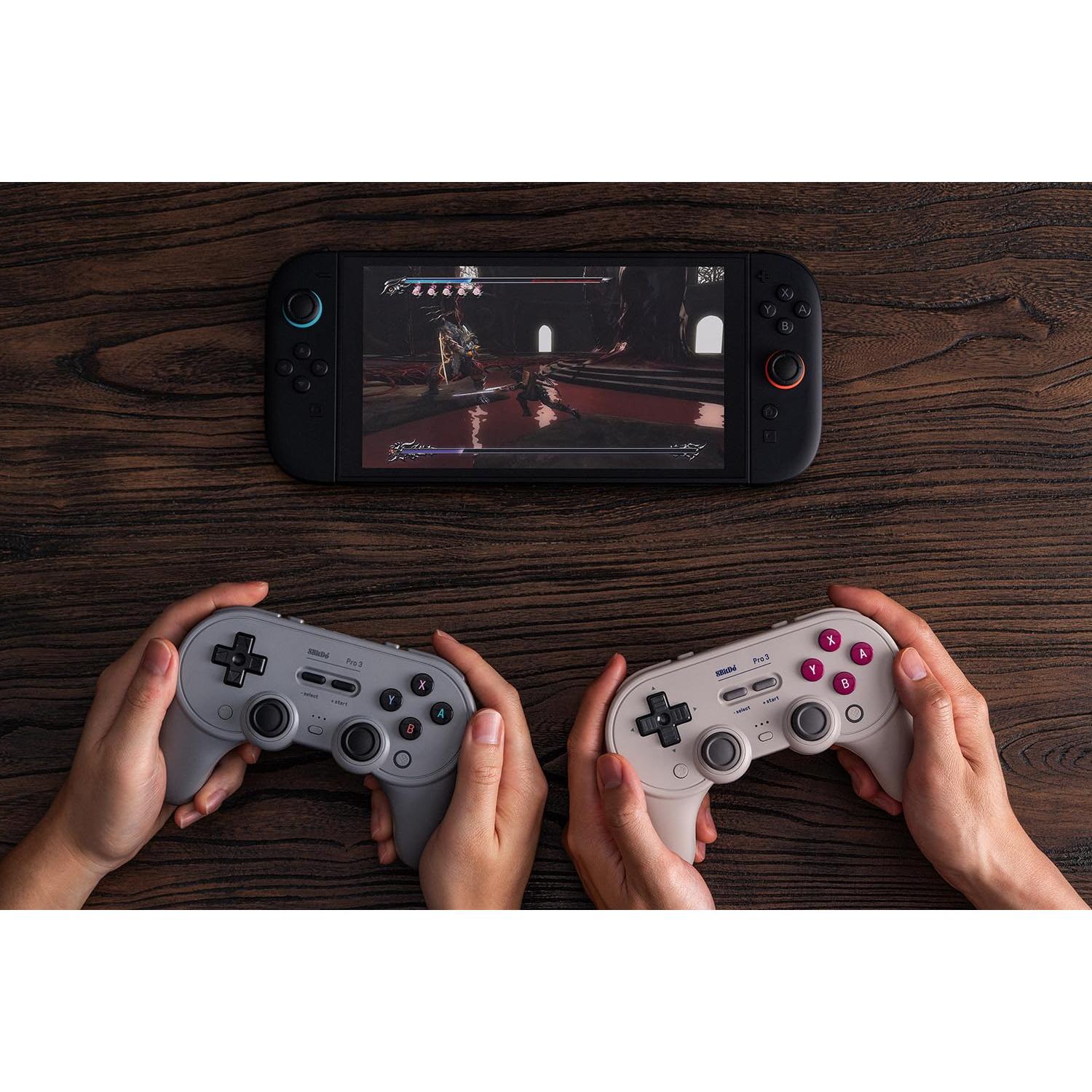 Controlador Bluetooth 8BitDo Pro 3 G Clásico para Switch y PC