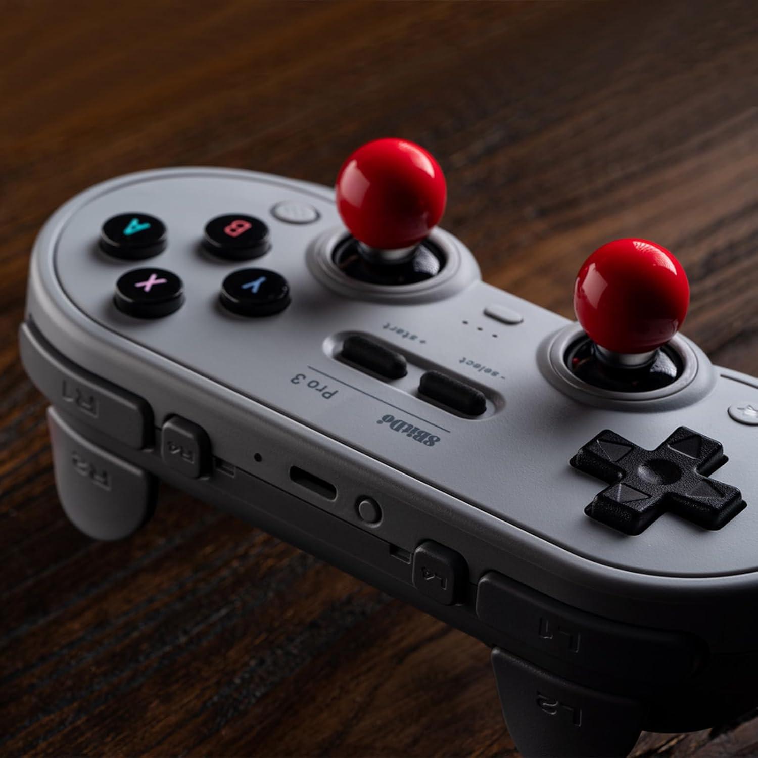 Controlador Bluetooth 8BitDo Pro 3 G Classic para Switch y PC