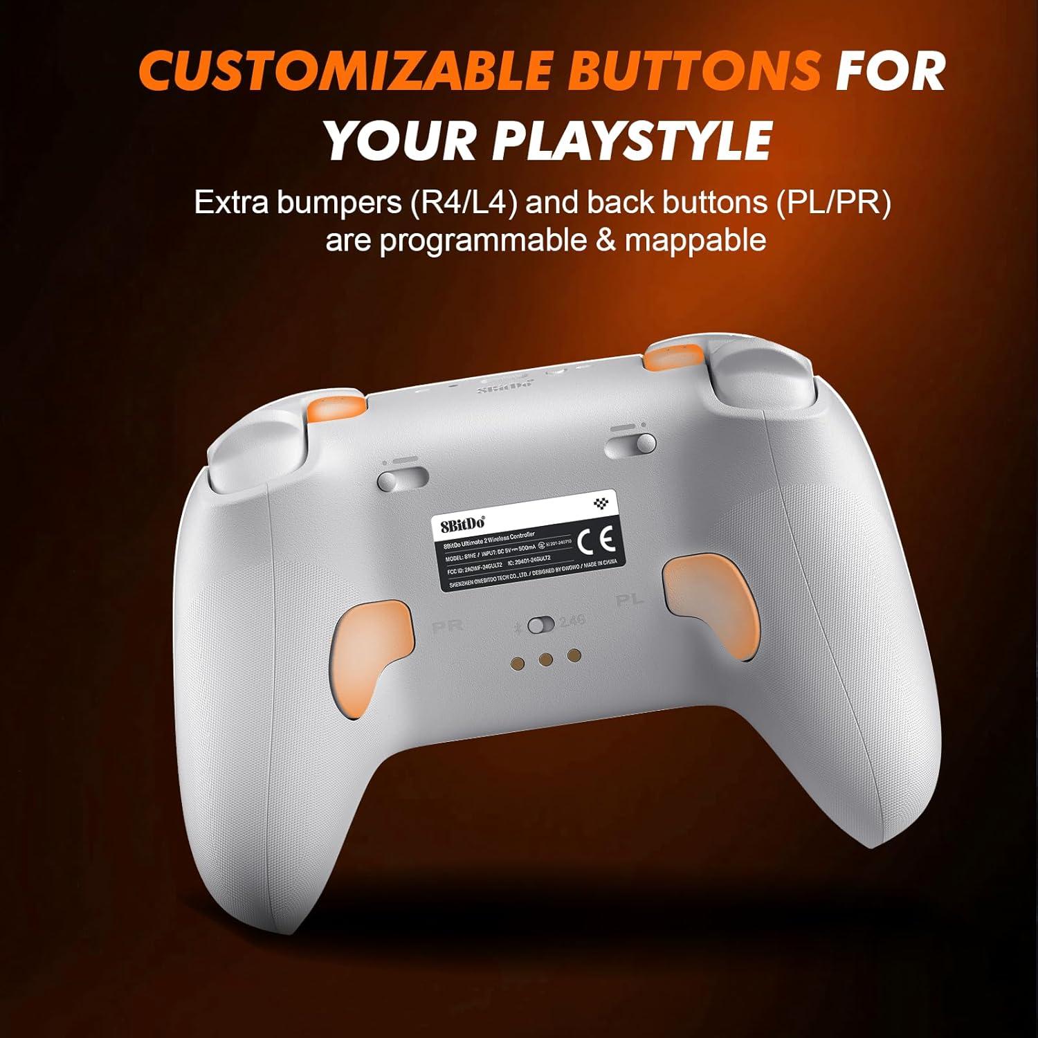 Controlador Inalámbrico Ultimate 2 8BitDo para PC y Android