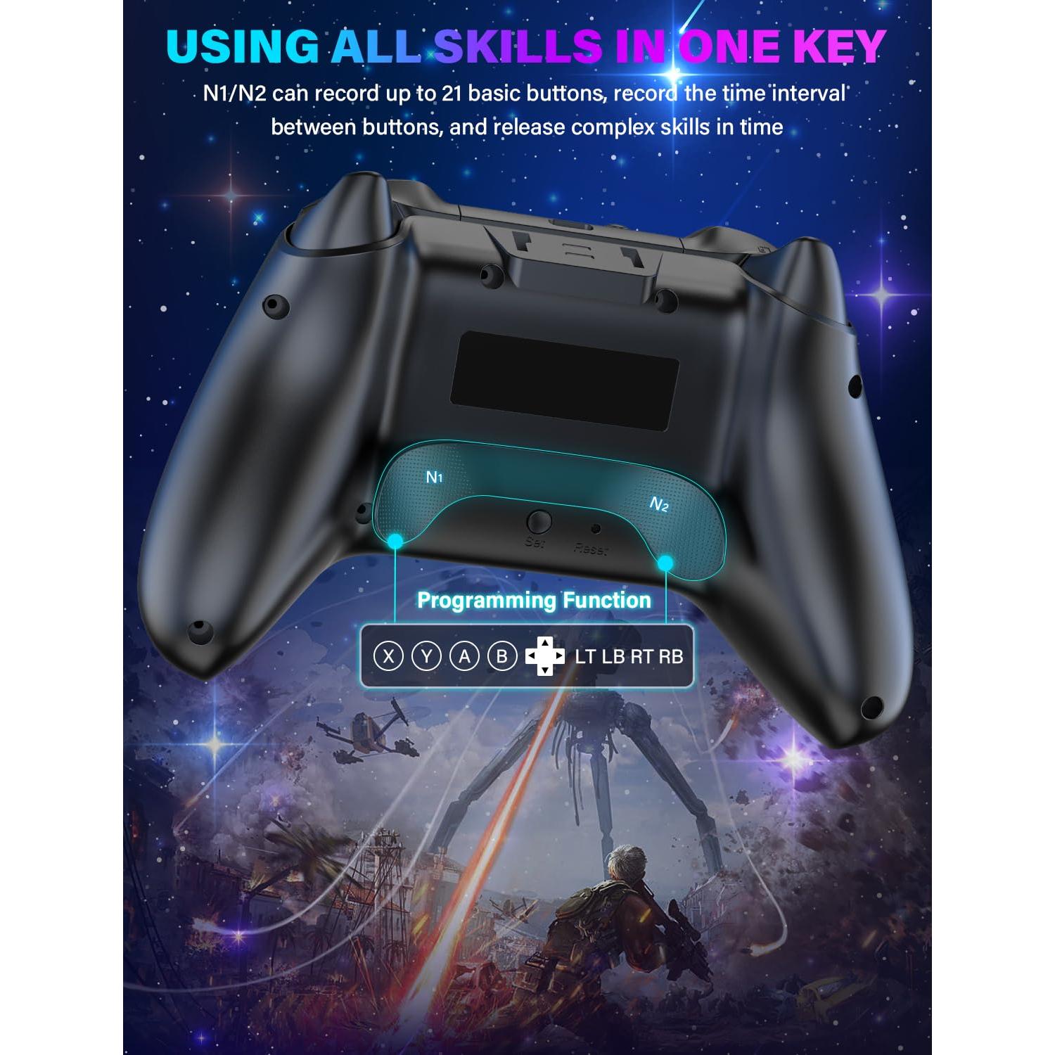 Controlador Pro Inalámbrico ZRZLMVP para Nintendo Switch - 1200mAh