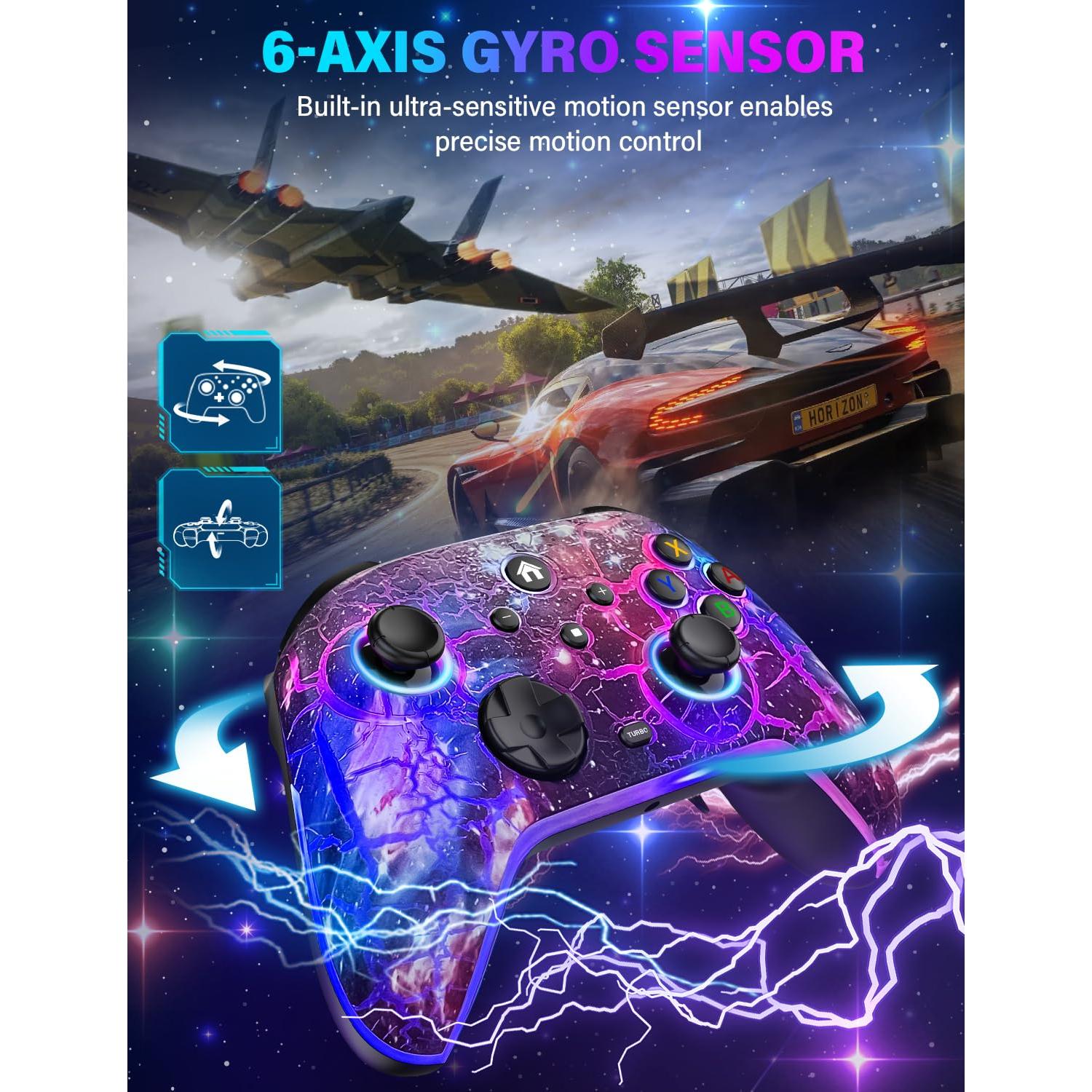 Controlador Pro Inalámbrico ZRZLMVP para Nintendo Switch - 1200mAh