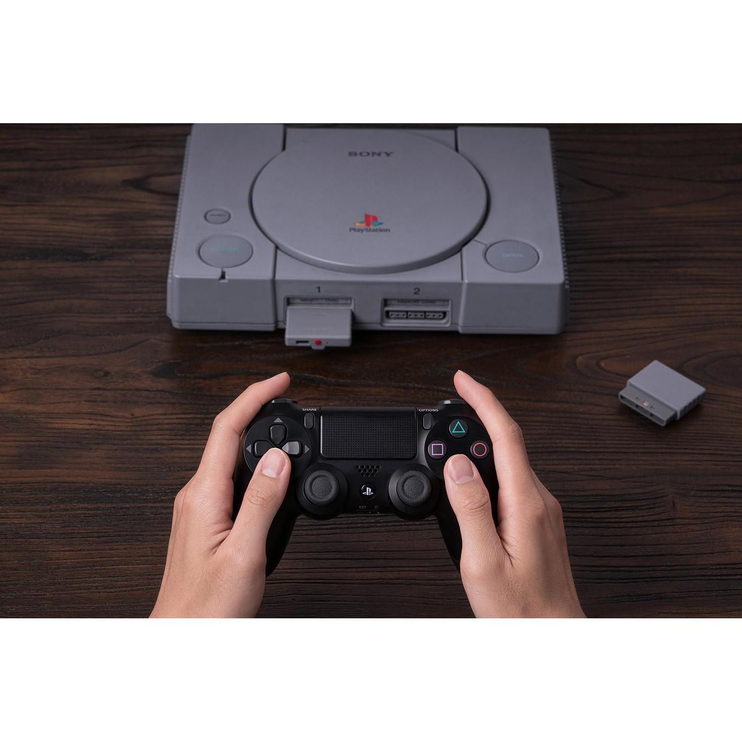 Adaptador Retro Bluetooth 8Bitdo para PS1/PS2/Windows - Compatible PS4/PS5/Xbox