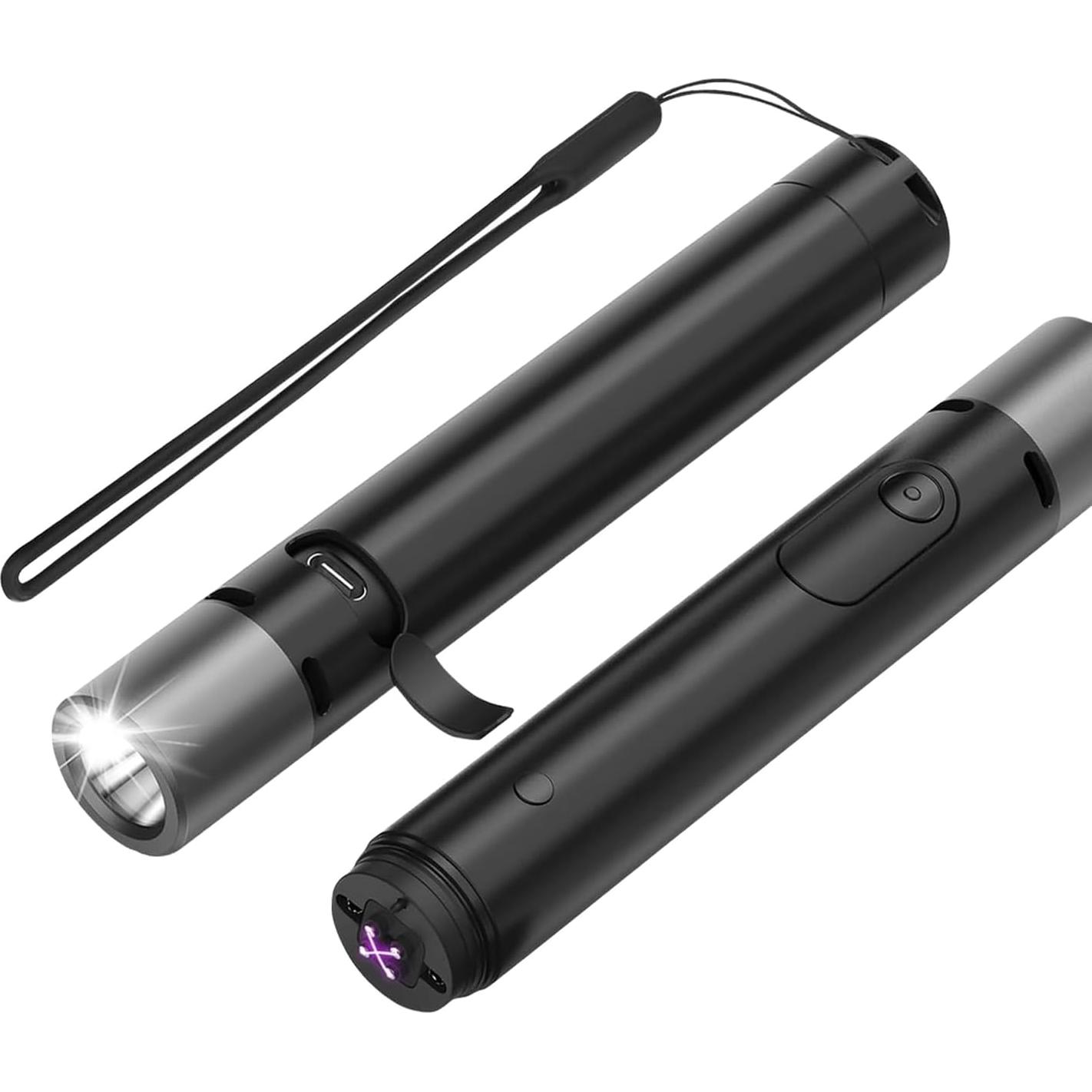 Linterna Táctica LED Recargable EXQSERAMC 500 Lúmenes 150m