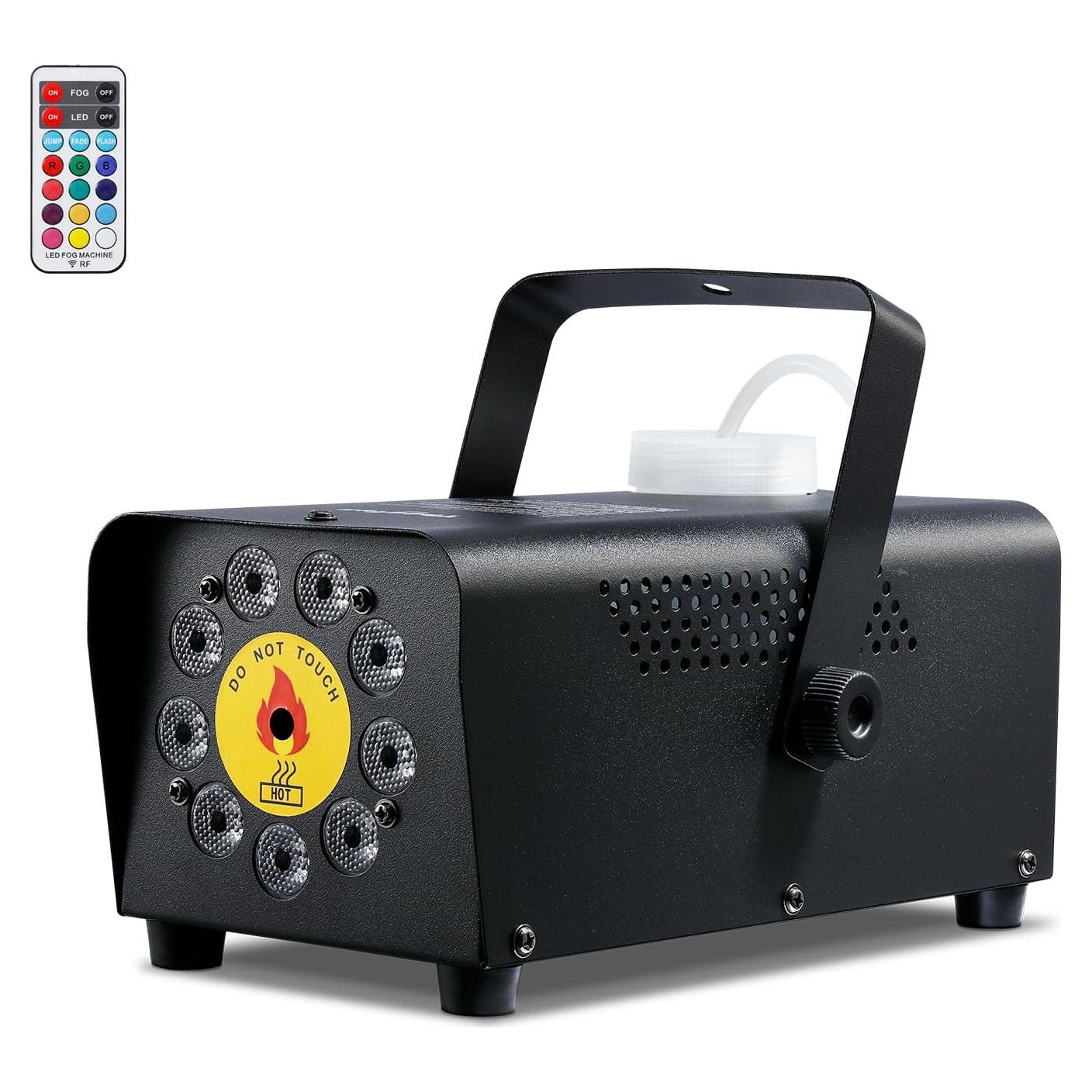 Máquina de Niebla Theefun 900W 2500 CFM 9 LEDs Control Remoto