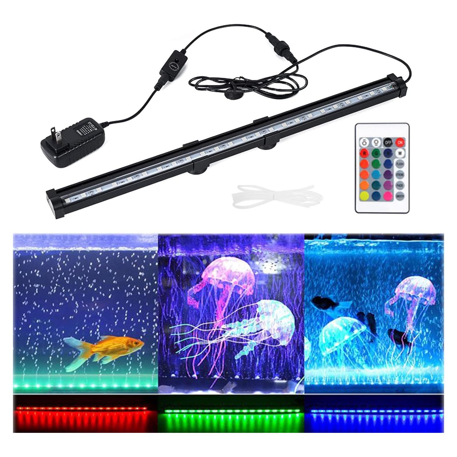 Luz LED Subacuática HCDMRE 52cm RGB para Acuario