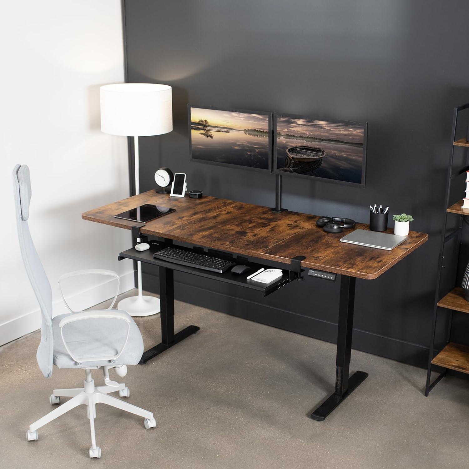 Bandeja deslizante para teclado VIVO MOUNT-KB15EB 86.36 cm negra