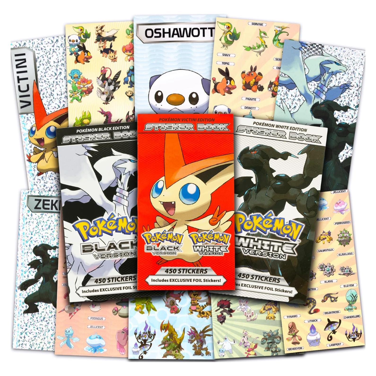 Conjunto de Stickers Pokemon a Granel - 3 Libros para Niños
