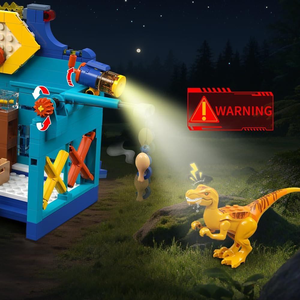 Set de Construcción Dinosaurios HOGOKIDS 837PCS con Luz LED