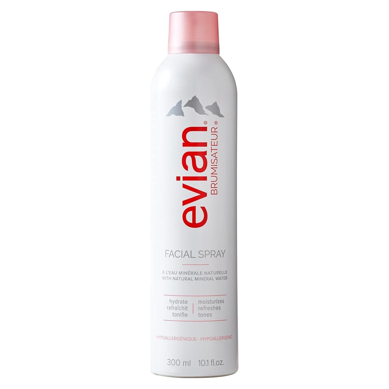 Spray Facial Evian 300ml - Rocío Mineral Hidratante