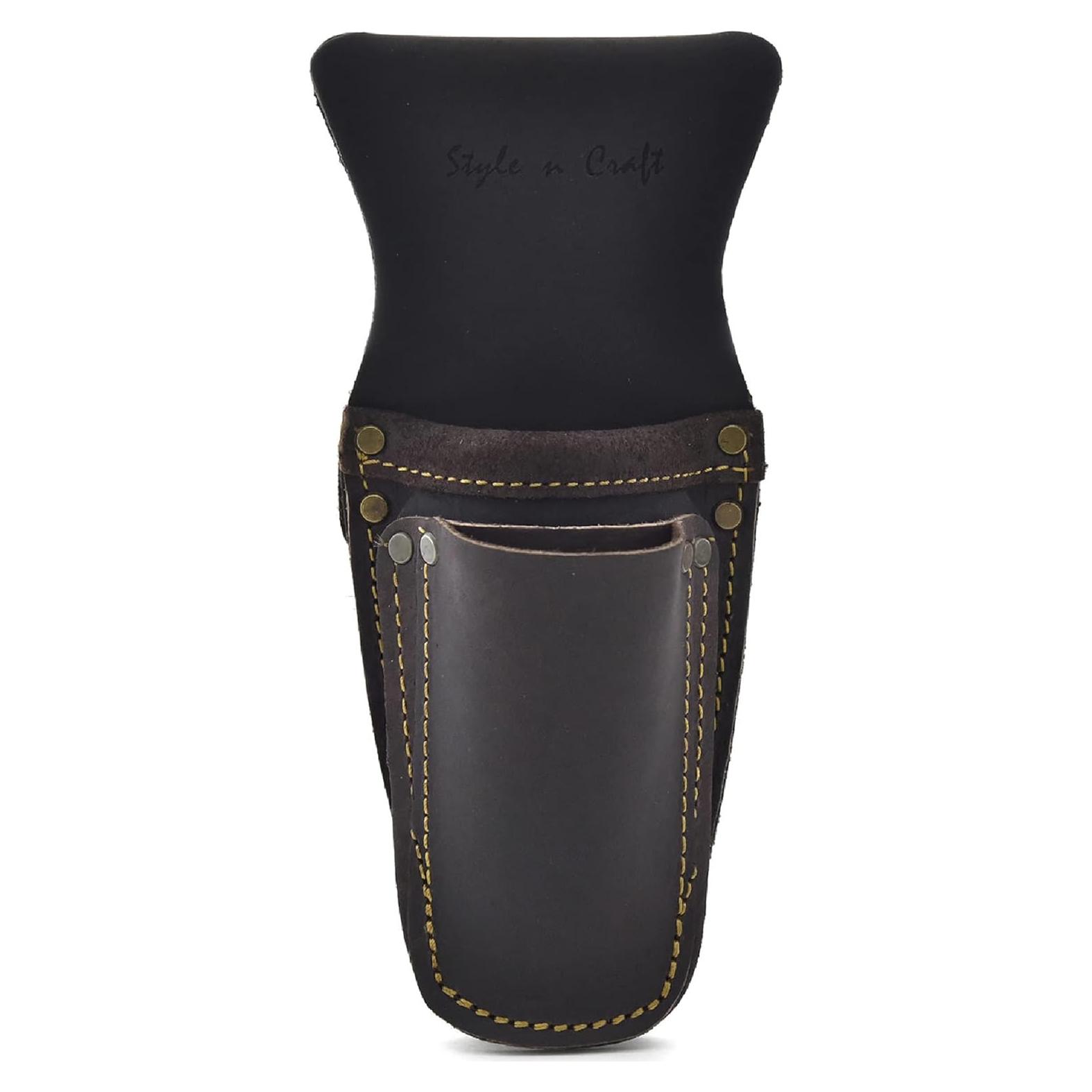 Bolsa de Herramientas Style N Craft 3 Bolsillos Cuero Marrón