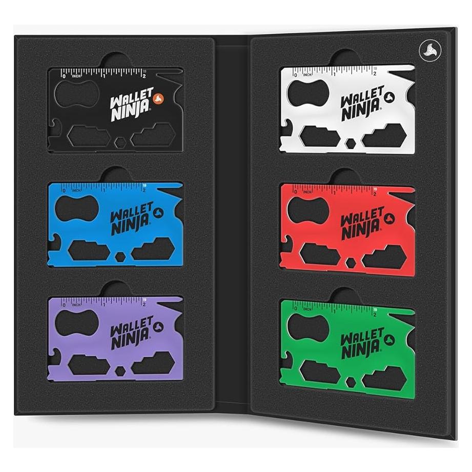 Wallet Ninja Multitool 19 en 1 - Herramienta de Acero 10.16 cm