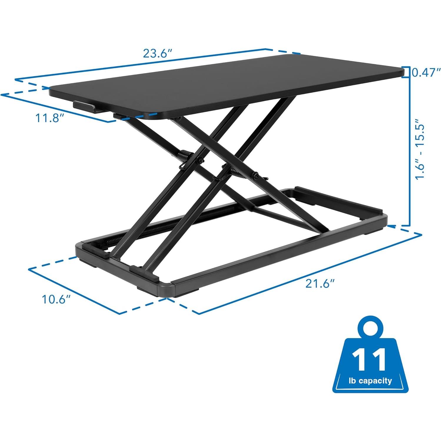 Elevador de Teclado Ergonómico Mount-It! 60x30 cm Ajustable