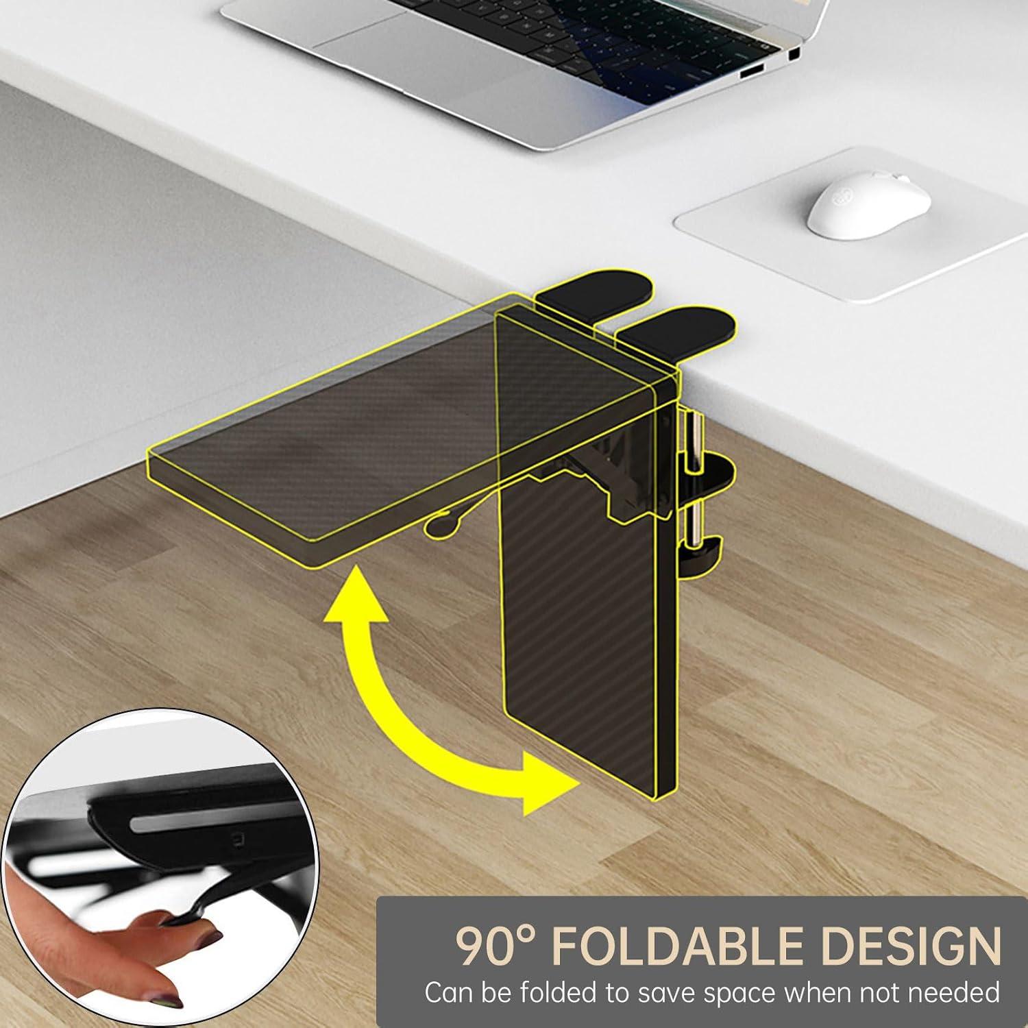 Bandeja de extensión ergonómica WITPOCE 30x15 cm Arce