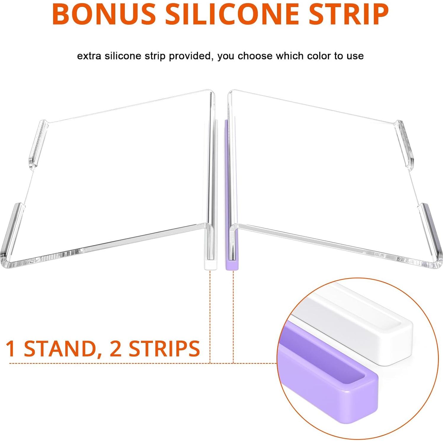 Soporte de Teclado Acrílico Compacto Richboom 30 cm Ergonómico