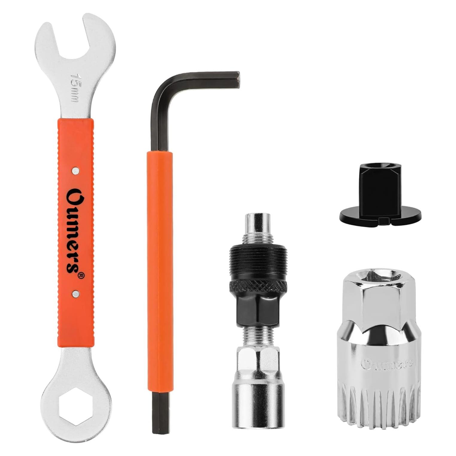 Juego de Herramientas para Eje de Bicicleta Oumers - 15mm, 16mm