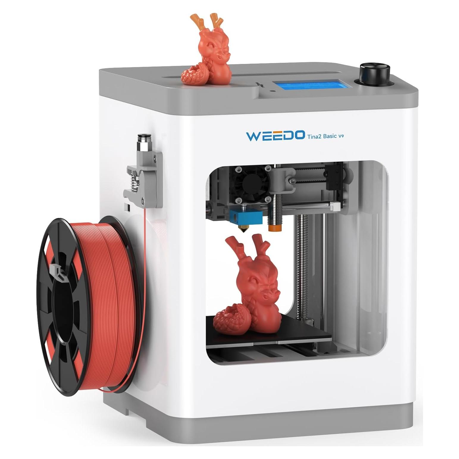 Impresora 3D WEEDO Tina2 V9 Compacta y Fácil de Usar