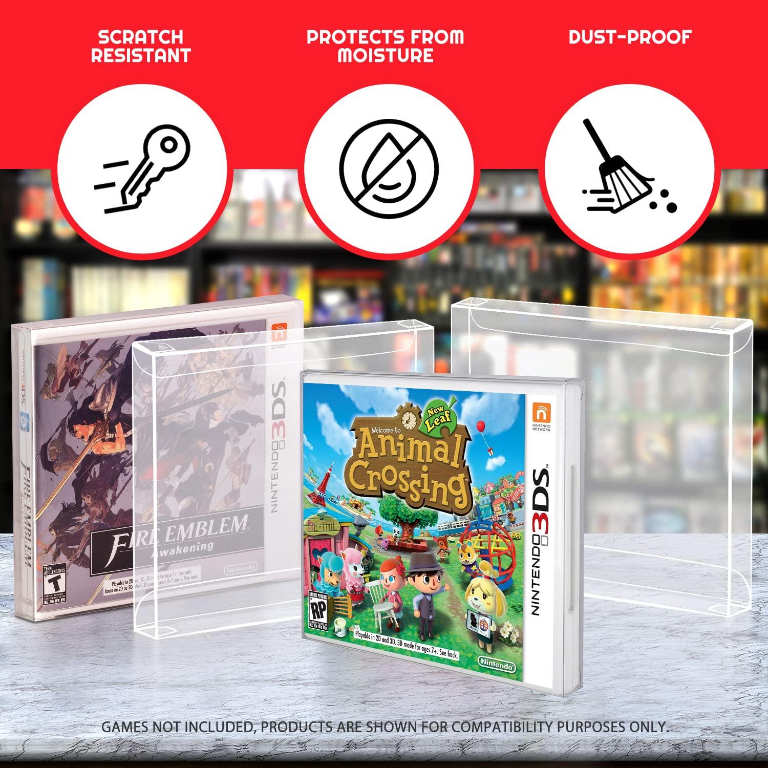 Protectores de Caja de Juegos Nintendo 3DS EVORETRO 25 Unidades