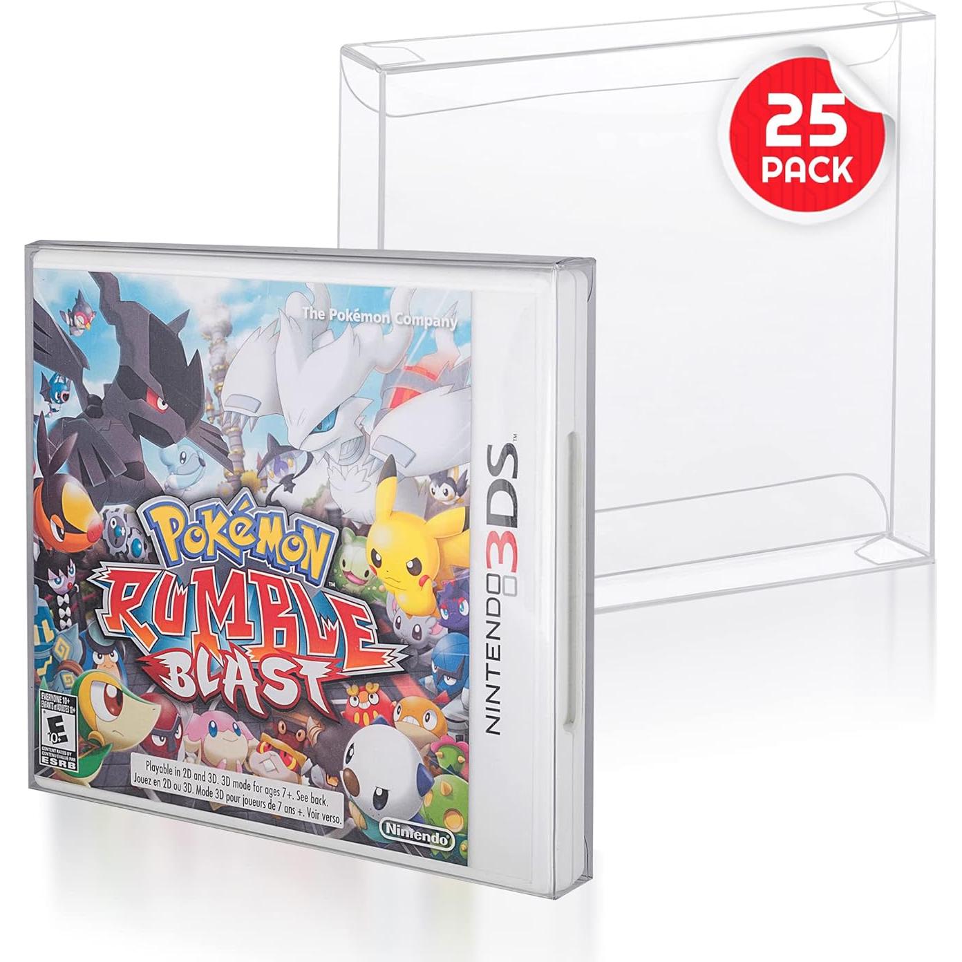 Protectores de Caja de Juegos Nintendo 3DS EVORETRO 25 Unidades