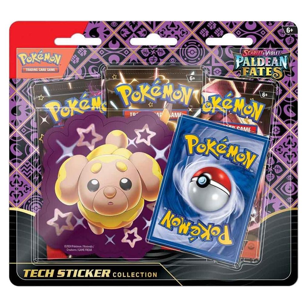 Stickers Tecnológicos Pokemon Escarlata y Púrpura Fidough Brillante