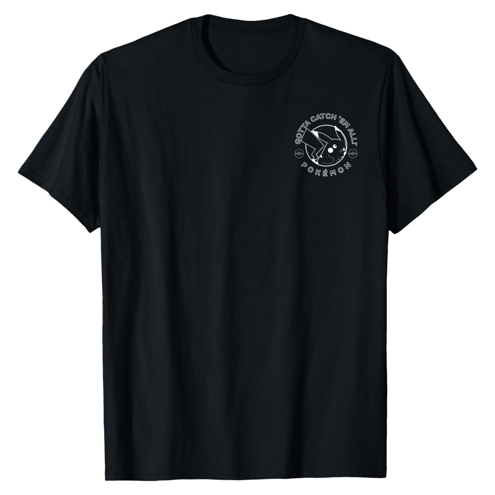 Camiseta Pikachu Pokémon para Hombre - Diseño Clásico