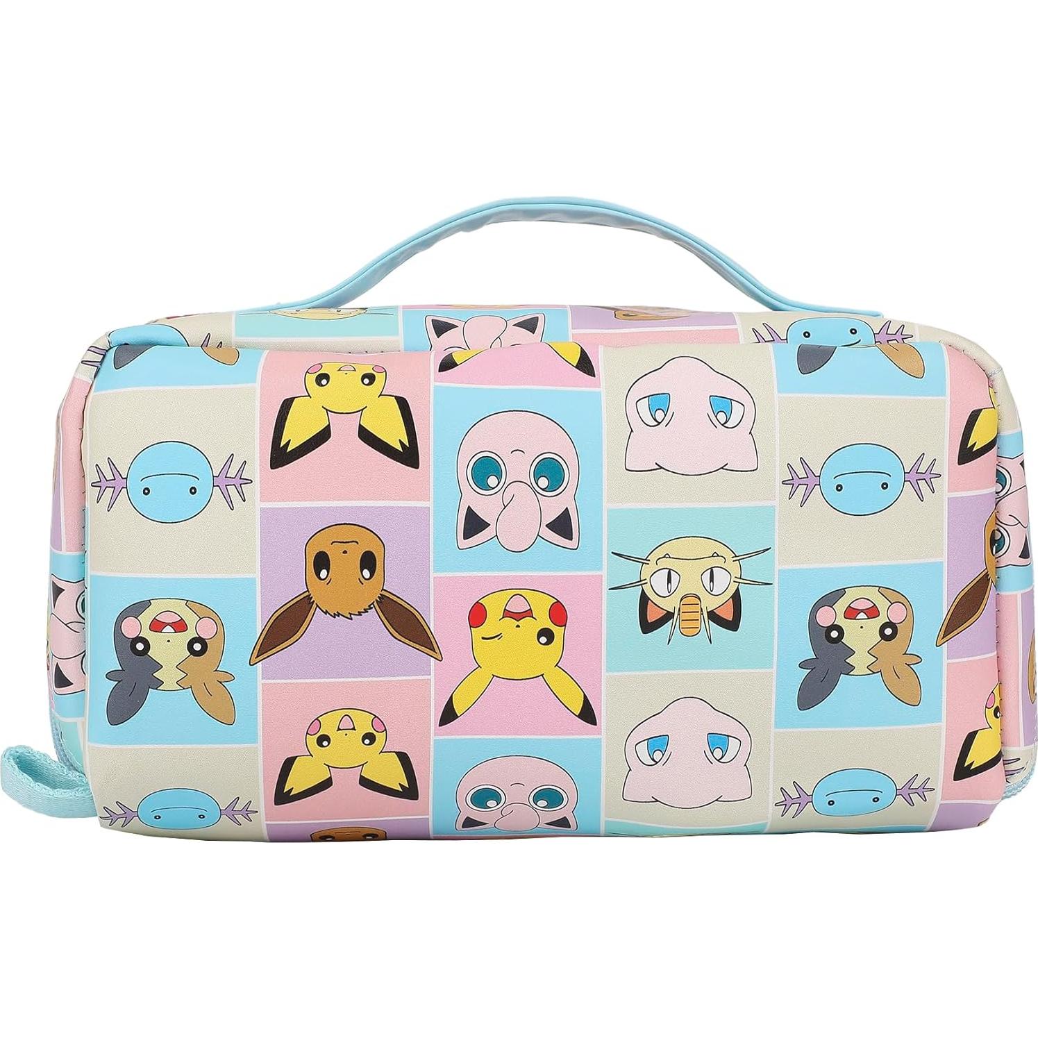 Bolsa Cosmética Pokemon Bioworld 23x11.4 cm Estampado Completo